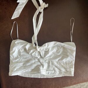 Abercrombie crop top, never worn, halter tie